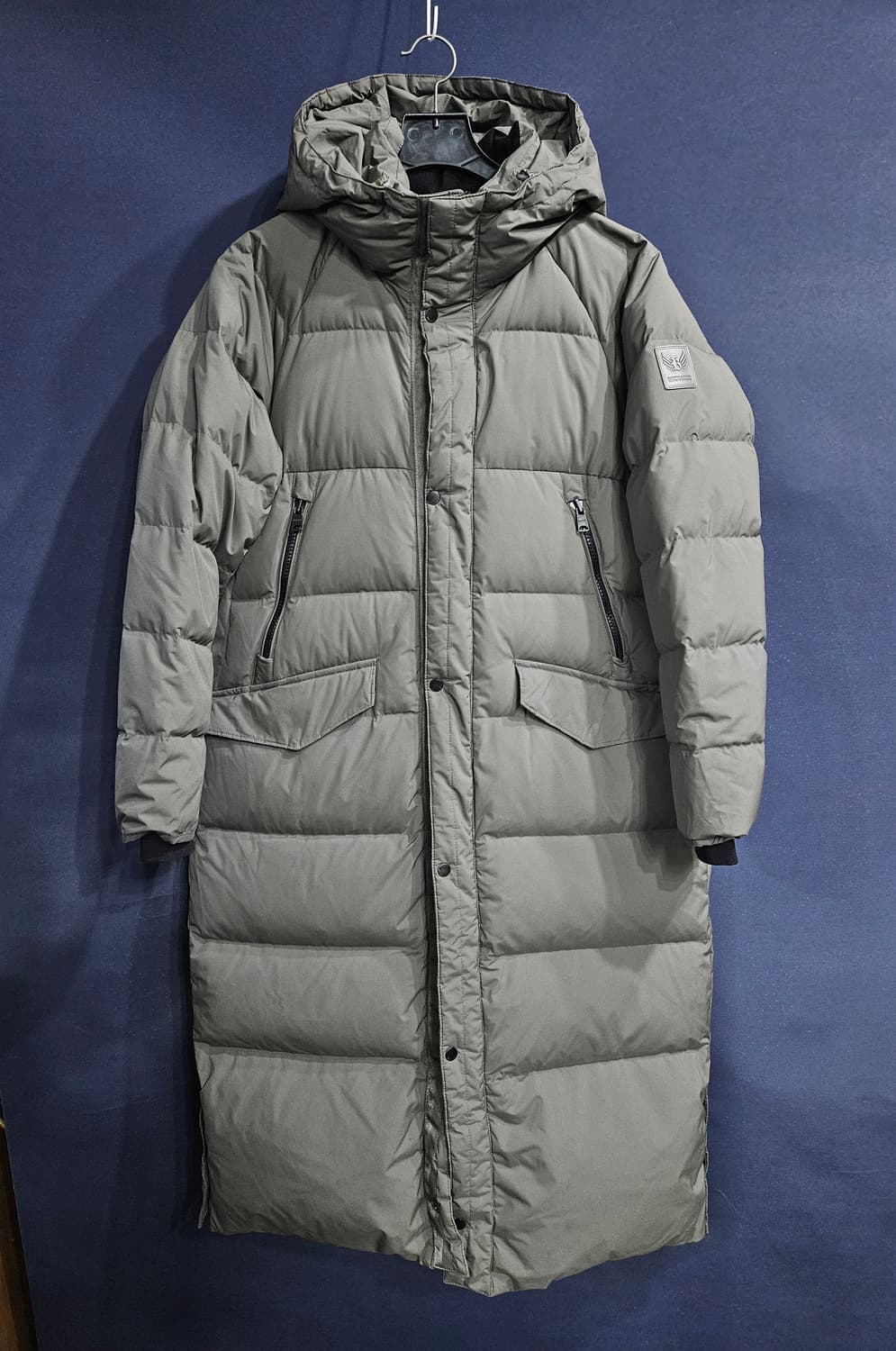 버커루 다크그레이 남성 105~110 구스다운 롱패딩  상품이미지1