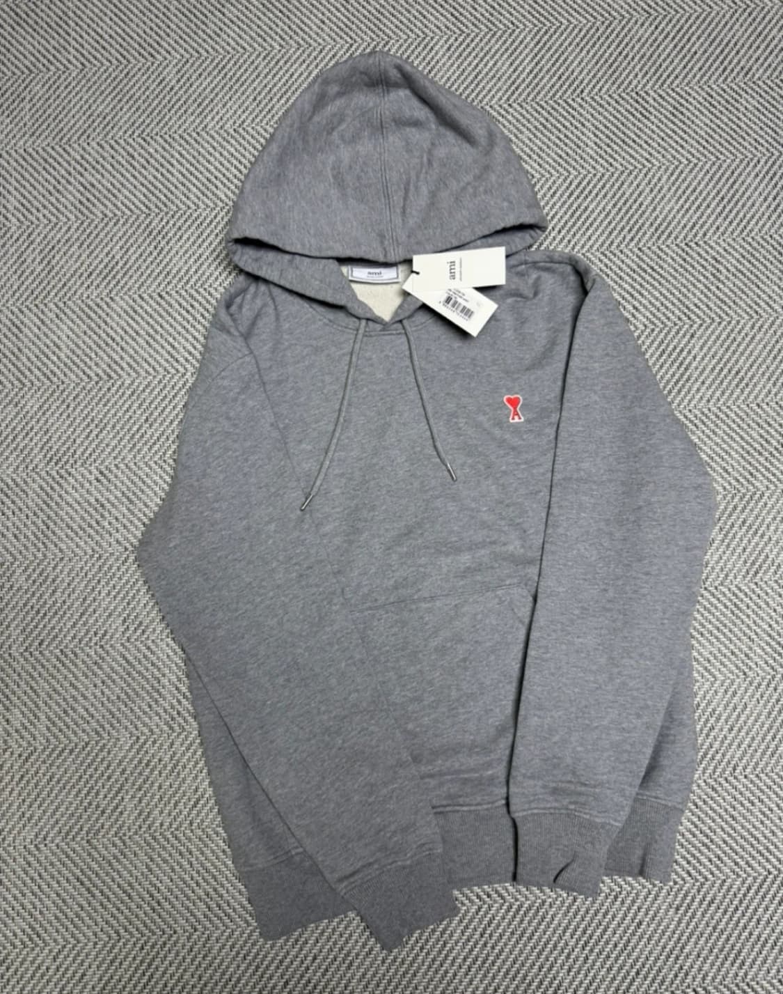 아미 AMI PARIS 후드티 M~L (100) 새상품/택O/정품 상품이미지8