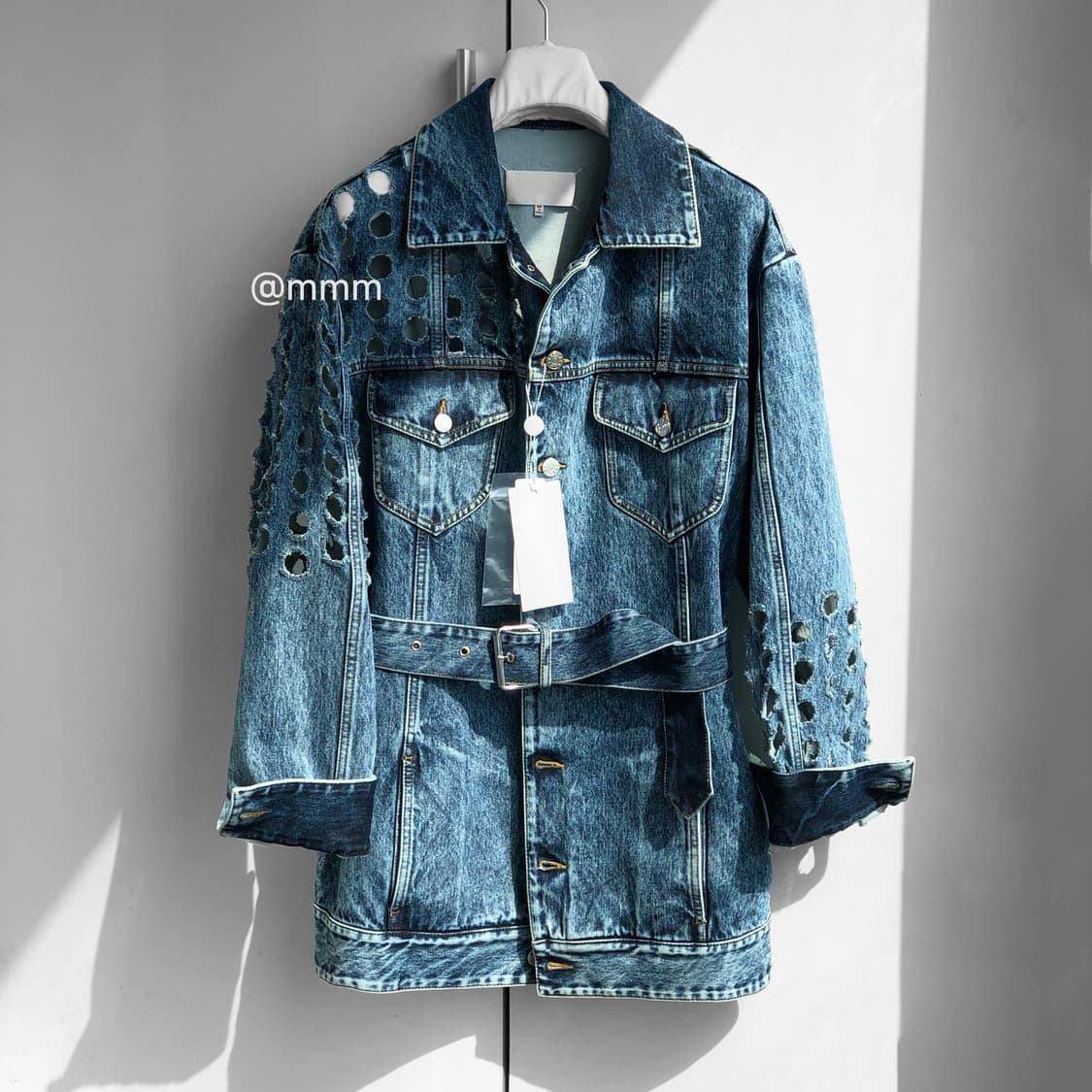 마르지엘라/벨티드 데님 자켓 상품이미지1