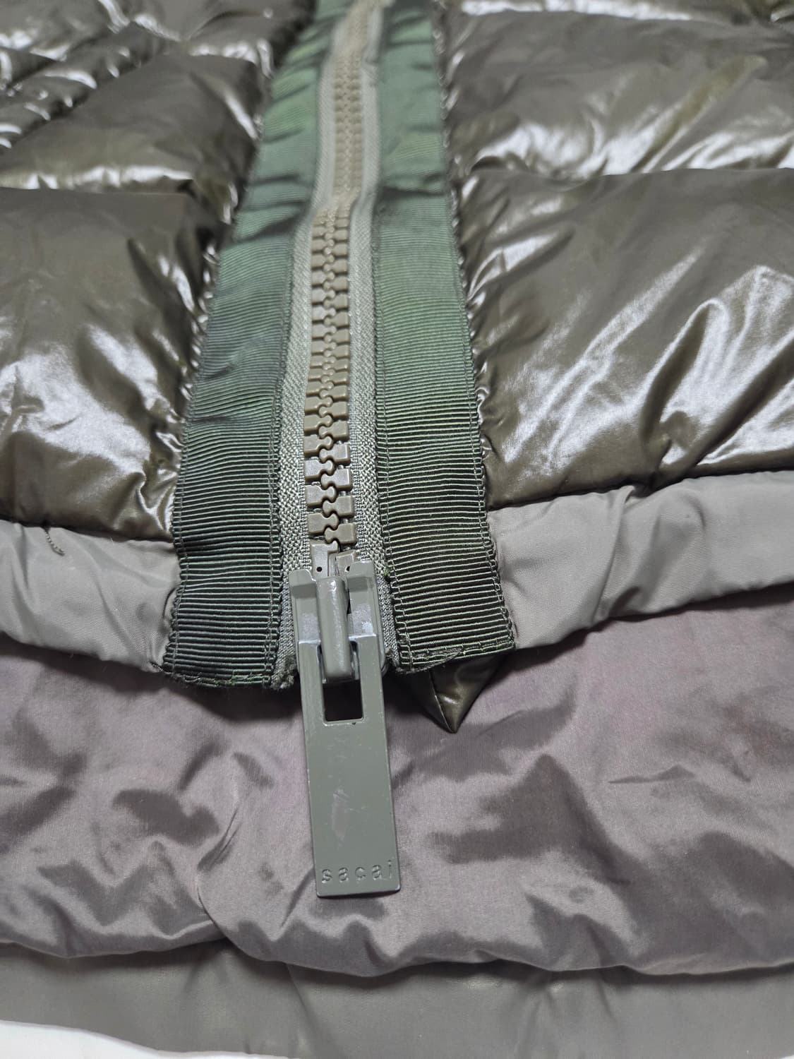 사카이 여성 사선 다운 패딩 상품이미지4