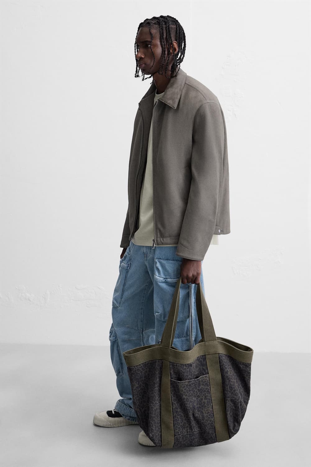 자라 애니멀 프린트 쇼퍼백 토트백 새상품 상품이미지5