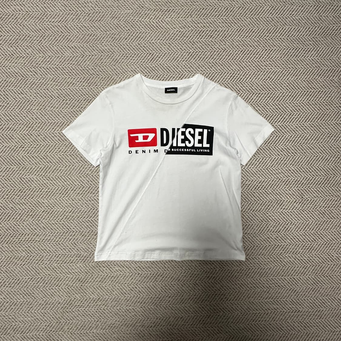 DIESEL t-shirt white 상품이미지2