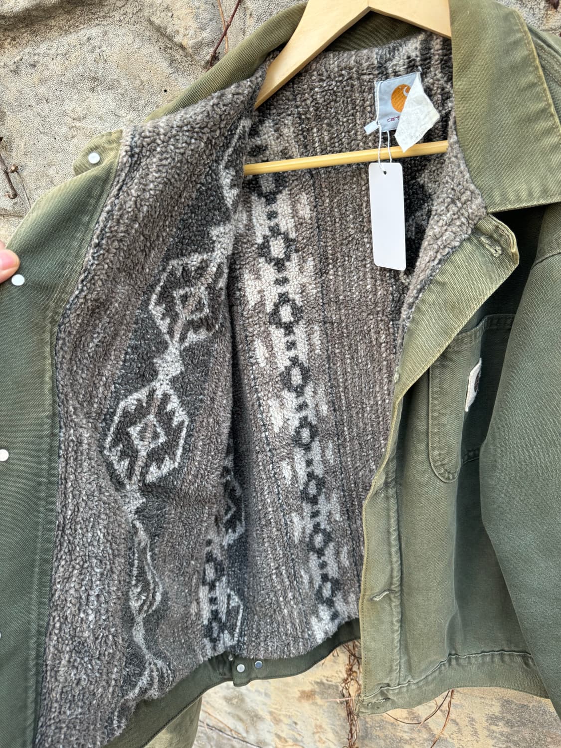 8~90s 칼하트 빈티지 jp1066 폴로 덩가리 디트로이트 워크 자켓 상품이미지8