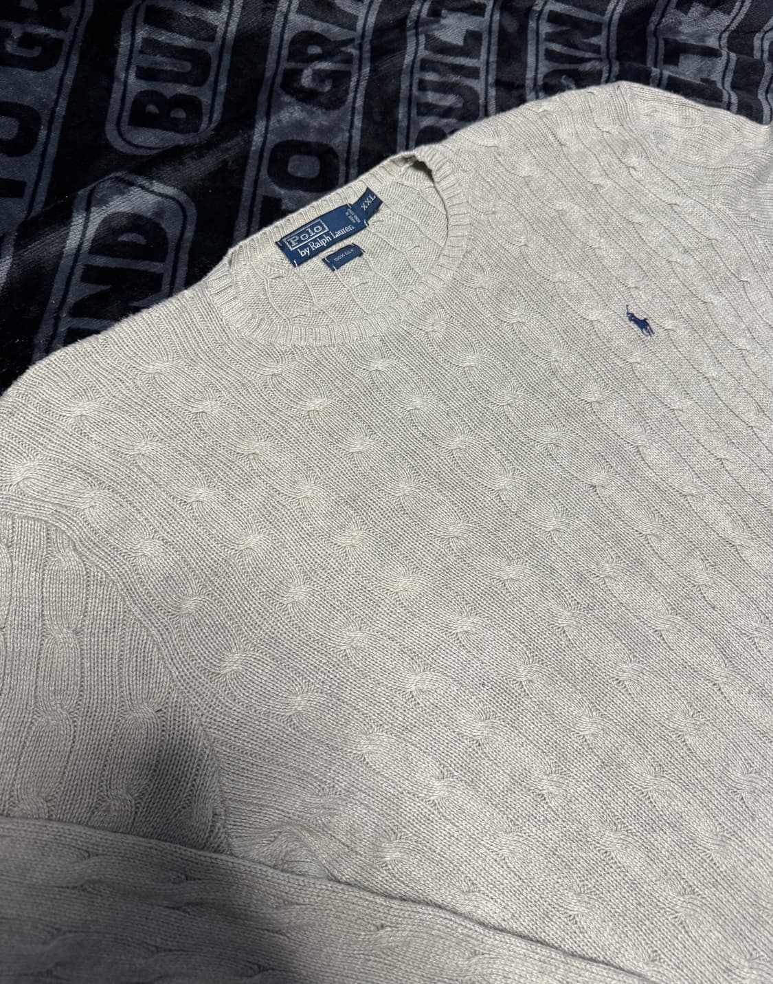폴로 랄프 로렌 케이블 니트 그레이 상품이미지3