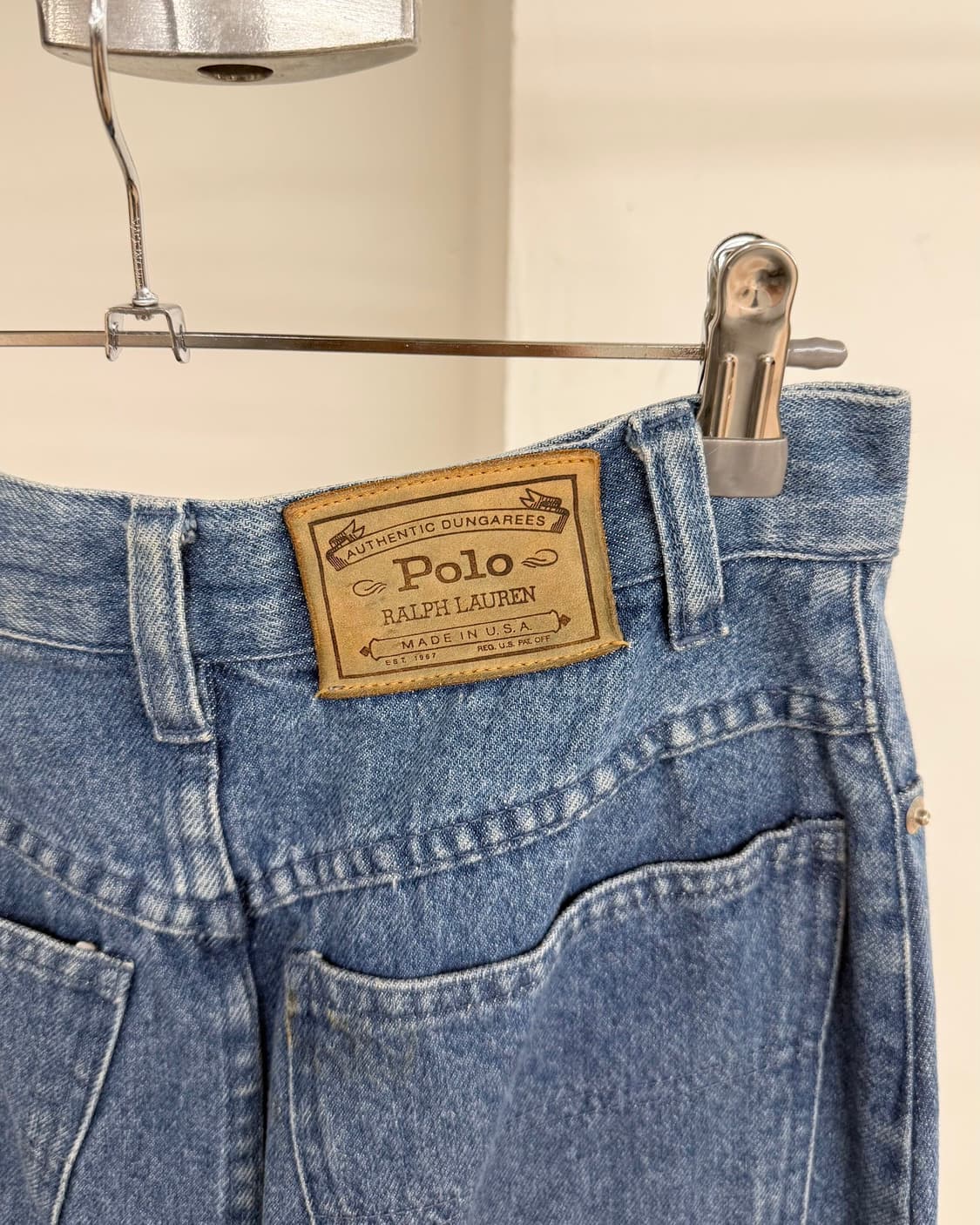 폴로 랄프로렌 데님 미디스커트  상품이미지6