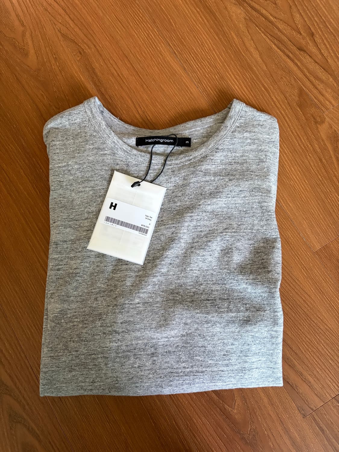 해칭룸 Nep Tee M.Grey 3사이즈 상품이미지3