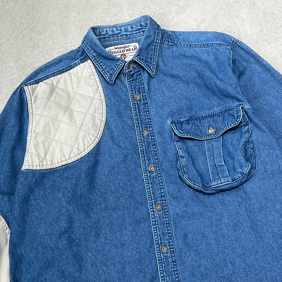 랭글러 워크 데님셔츠 s10463 상품이미지3