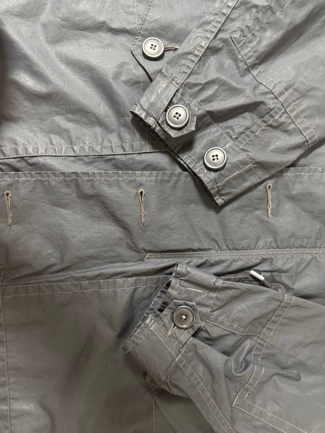 XL 더블알엘 엔포드 왁스 후드 야상 자켓 /피쉬테일 m65 상품이미지5