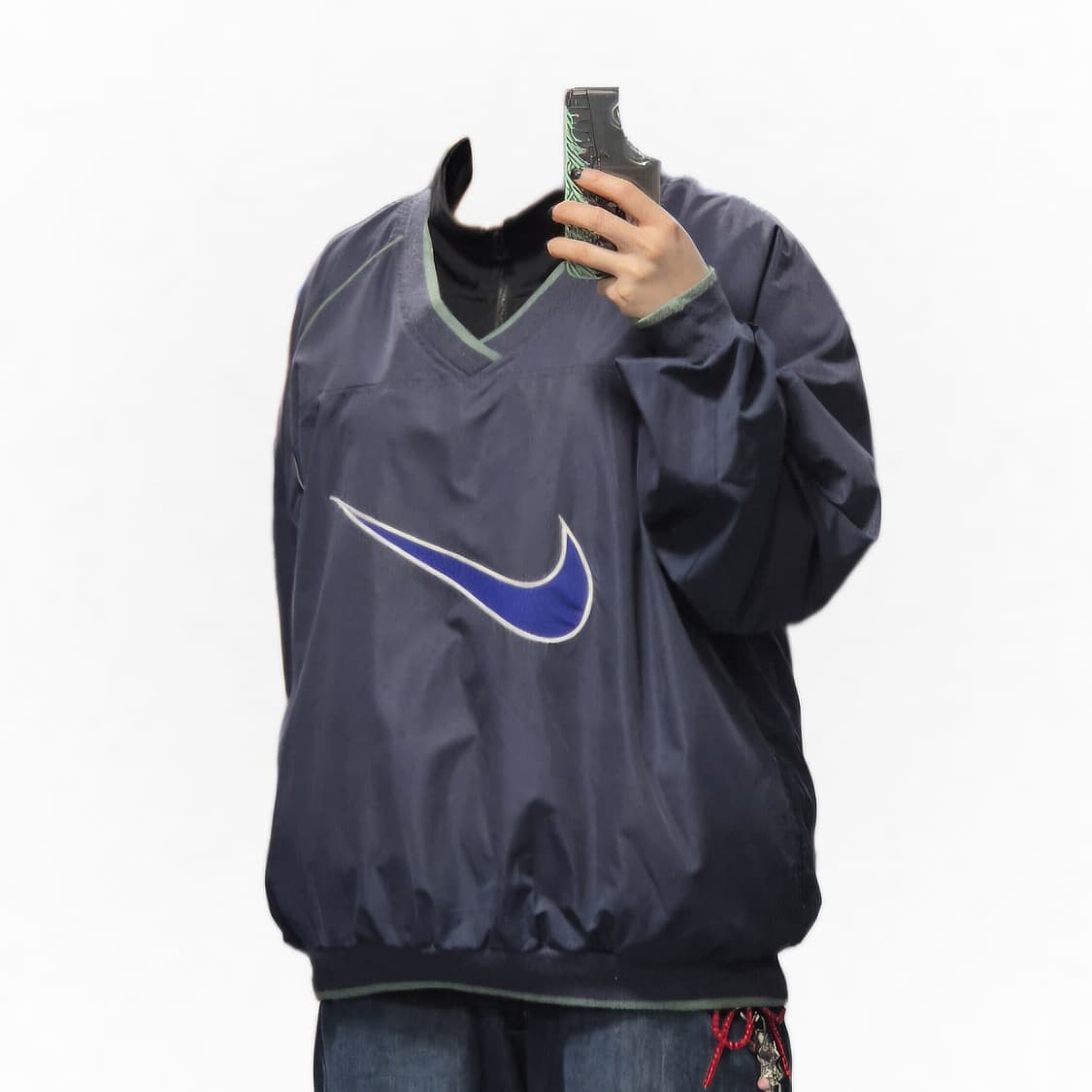 나이키 네이비 빅로고 웜업 XL 상품이미지4
