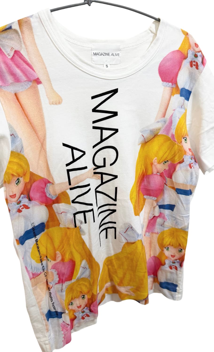 무라카미타카시 꼼데가르송 보그 콜라보 그래픽 티셔츠 상품이미지5