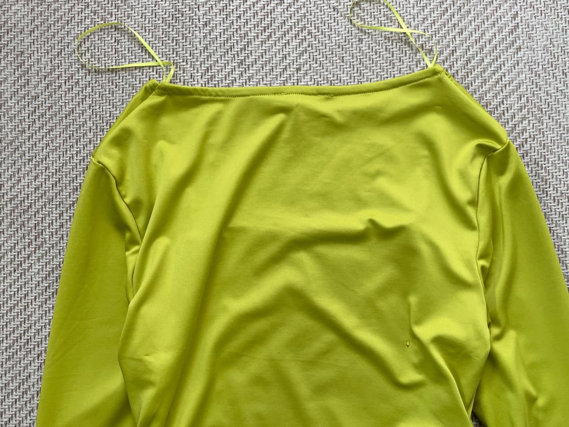 빈티지 iris 레이스 셔링 드레이프 탑  상품이미지8