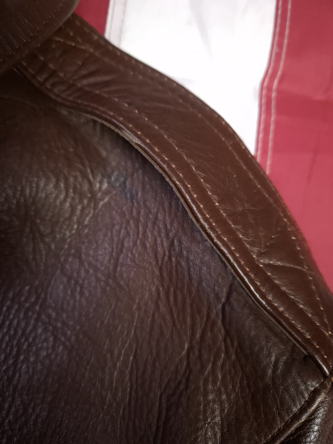 새제품급 오리지날 일본 HORN WORKS 미공군A-2 리얼레더 항공자켓 상품이미지9