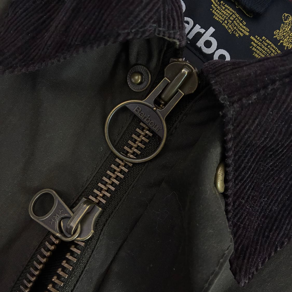 Barbour 바버 카키 비데일 왁싱 자켓 상품이미지6