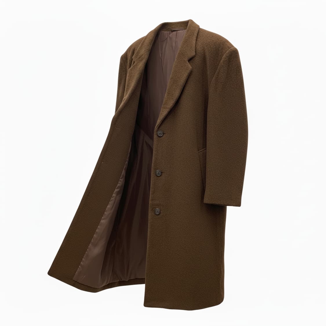 일본 빈티지 Synthetic 울 캐시미어 오버 맥시 롱코트 1740 상품이미지1