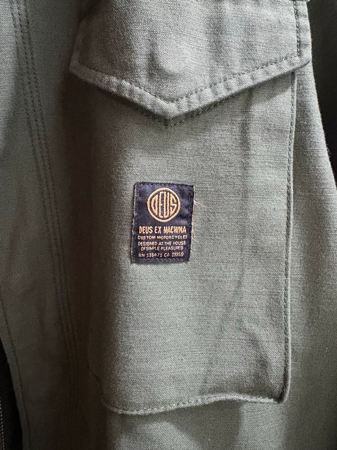 데우스 엑스 마키나 그린 야상 필드자켓 L사이즈 상품이미지6