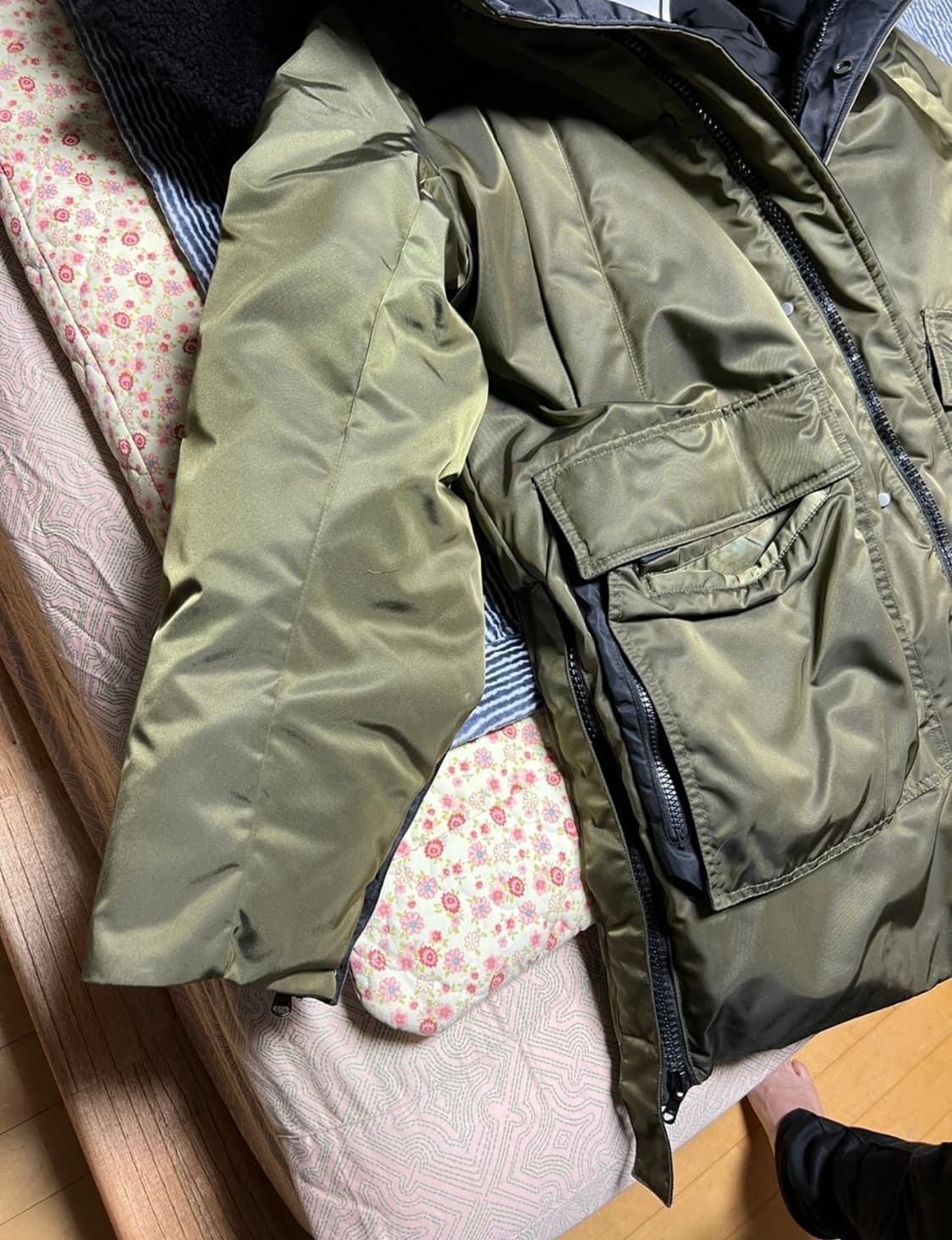 우영미 무스탕 야상패딩 상품이미지5