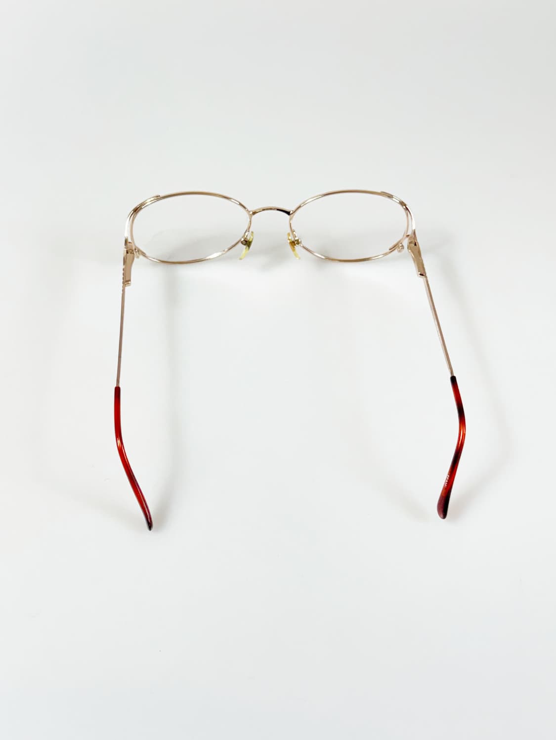 90s 유로피안 골드 레오파드 클래식 라운드 빈티지 안경 상품이미지5