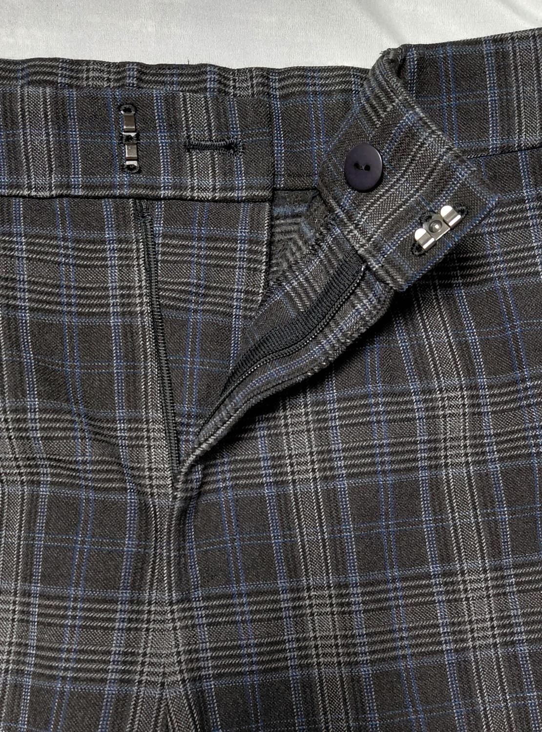 [38] 쿠드샹스(COUP DE CHANCE) 체크 테이퍼드 슬랙스 상품이미지4