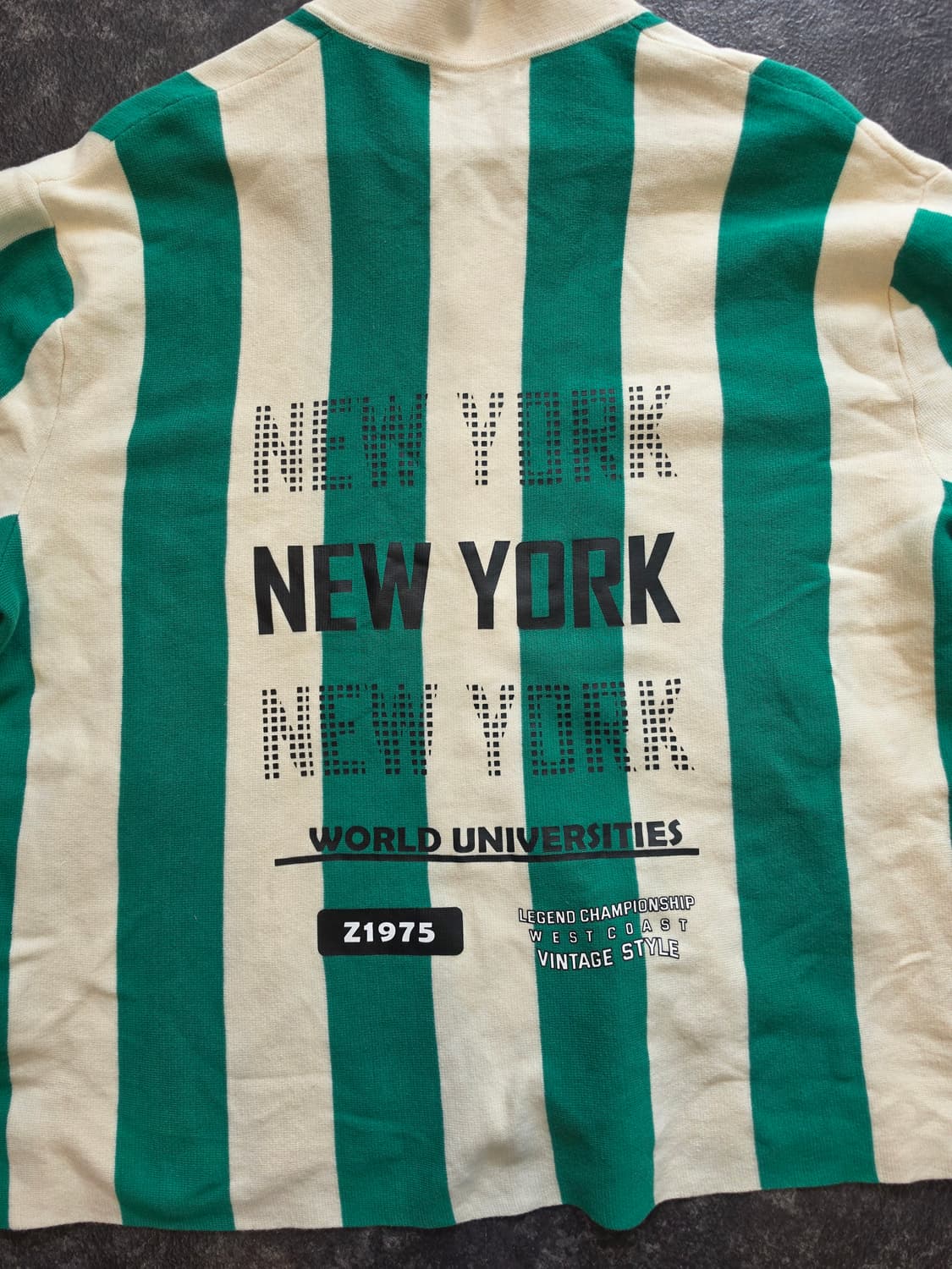 자라 스트라이프 반팔 니트 폴로티셔츠 -L 상품이미지5