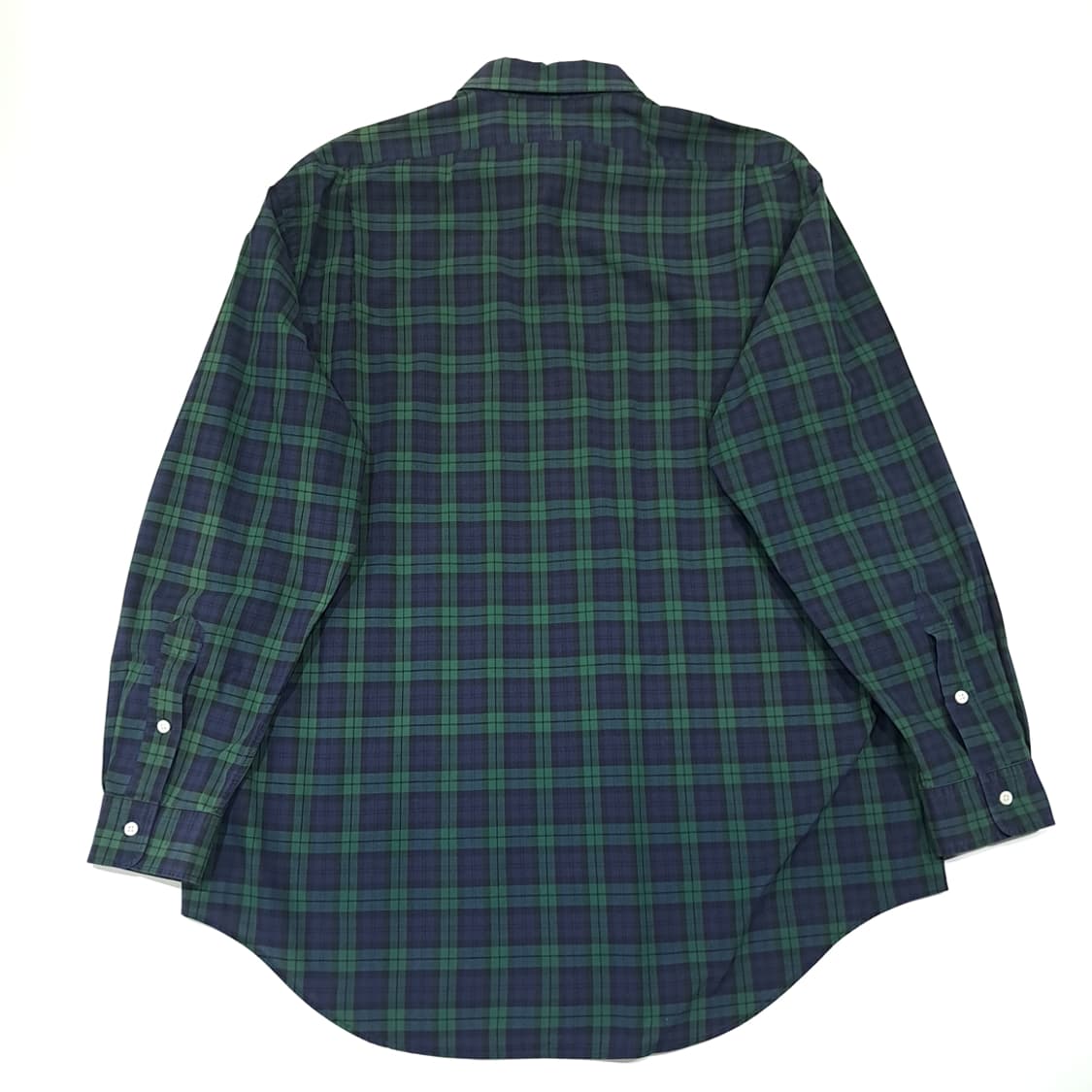 CL500 L 폴로 90s 말레이시아판 코튼 블랙워치 레드포니 셔츠 상품이미지6