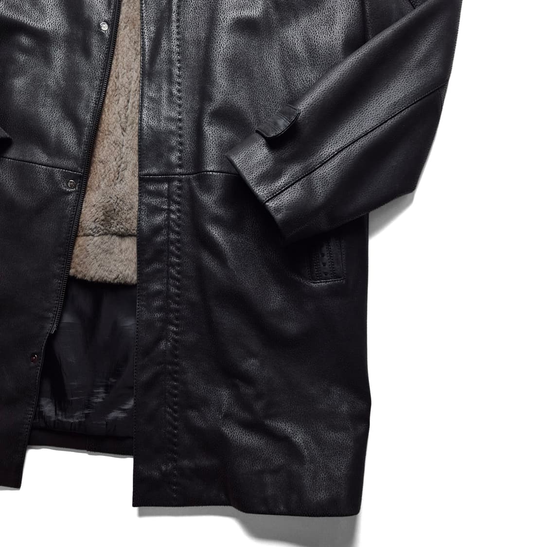 [100] 맨스타 렉스퍼 양가죽 코트 상품이미지5