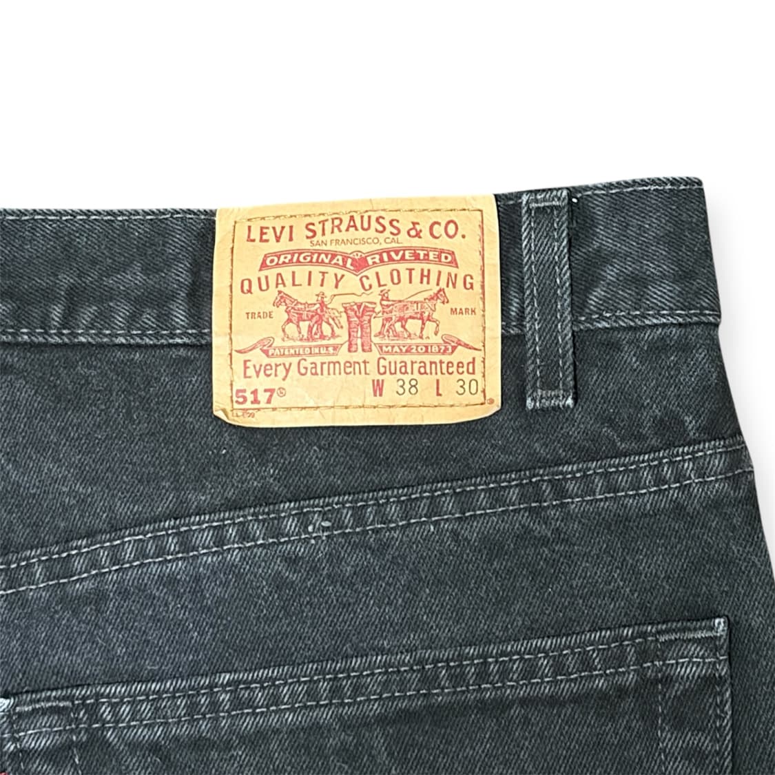 90‘s Levi’s 리바이스 517 블랙 38x30 상품이미지3