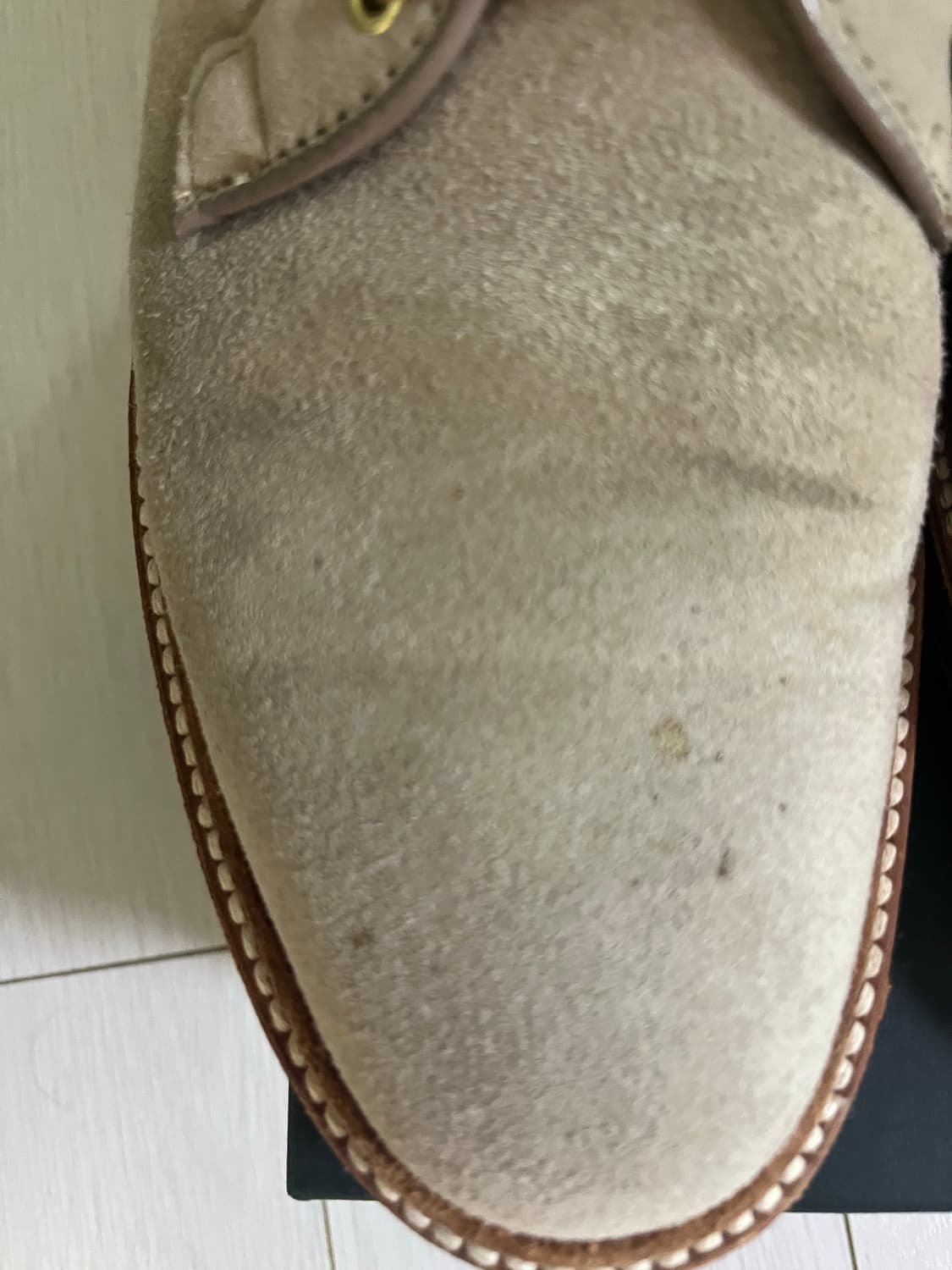 알든 A3409 밀크쉐이크 스웨이드 플레인토 더비 상품이미지9