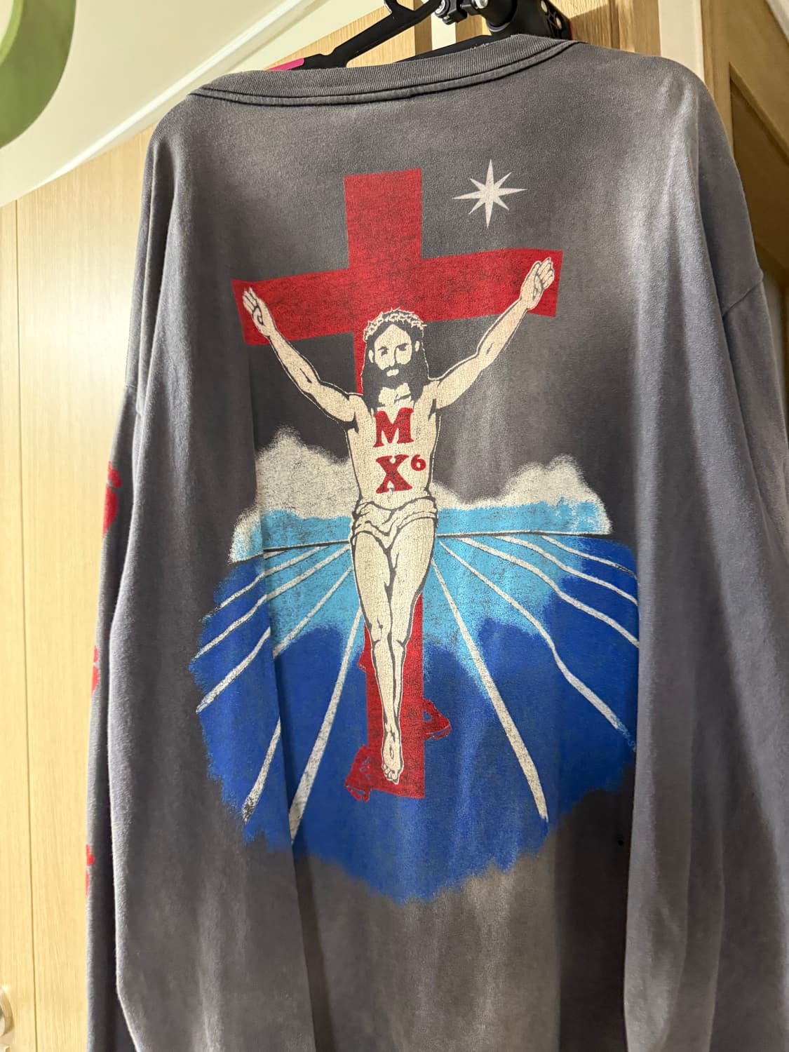 (XL) 세인트미카엘 글리코상 풋프린팅 롱슬리브 팝니다 상품이미지5