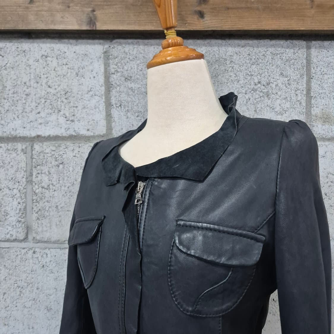 양가죽 자켓 y2k 락시크  상품이미지5