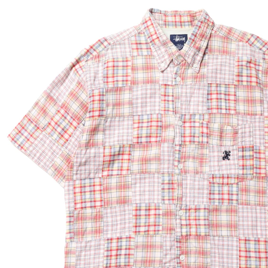 스투시 00's Stussy Check Pattern HalfShirt  상품이미지2