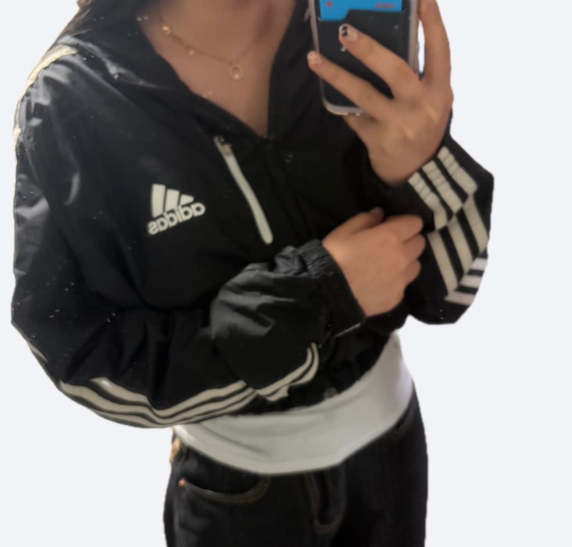 🖤아디다스 리메이크 크롭 블랙 바람막이🖤 상품이미지2