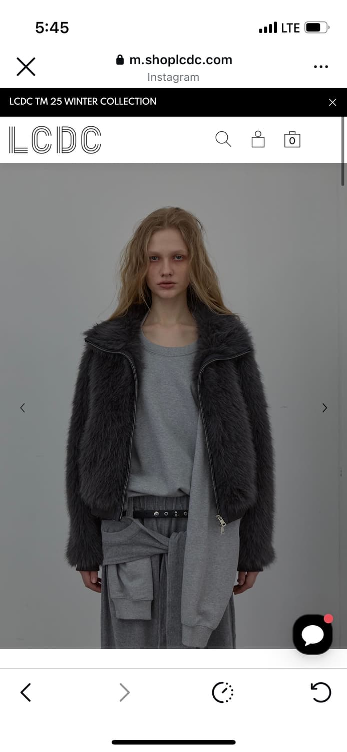 lcdc 퍼집업 그레이 상품이미지3