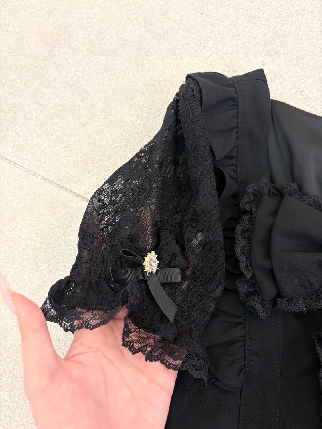 빅리본 하트 원피스 상품이미지4