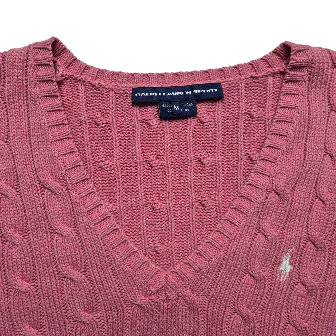 [M] 폴로 랄프로렌 v넥 케이블 니트 상품이미지6