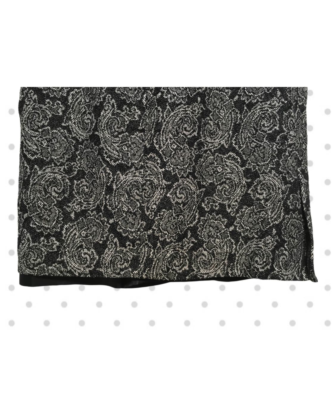 vintage paisley midi skirt black 상품이미지8