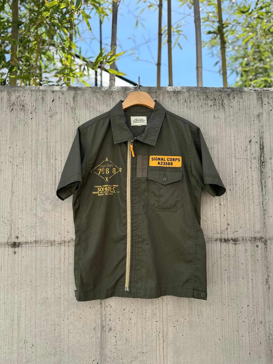 AVIREX U.S 플라이트 반팔 셔츠 상품이미지1