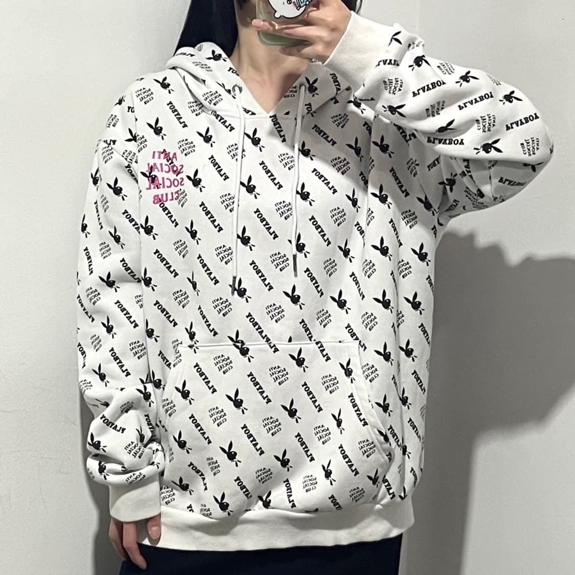 안티소셜소셜클럽 x 플레이보이 후드티 상품이미지2