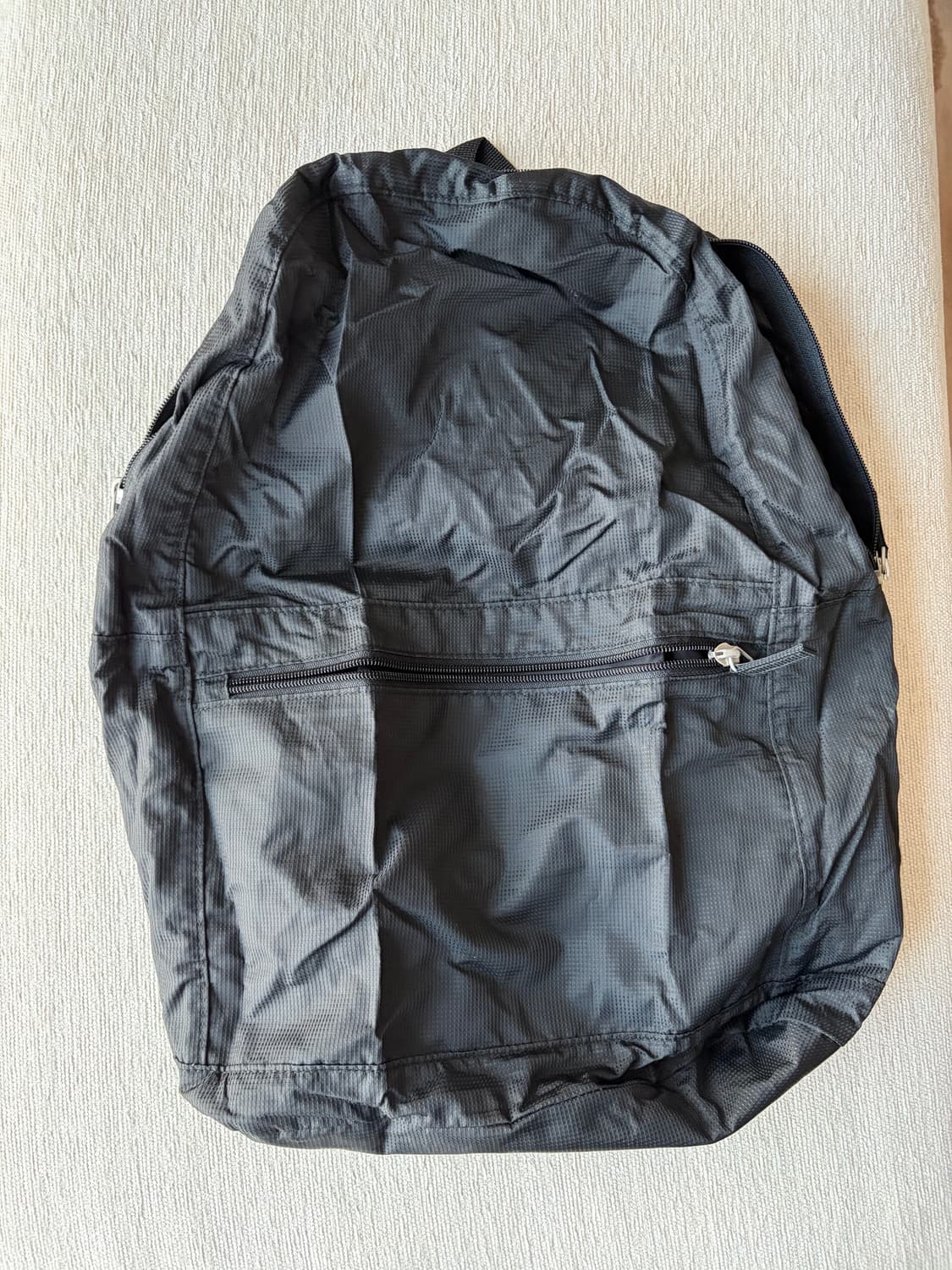 무인양품 (MUJI) 휴대용 접이식 백팩 검정색 상품이미지1