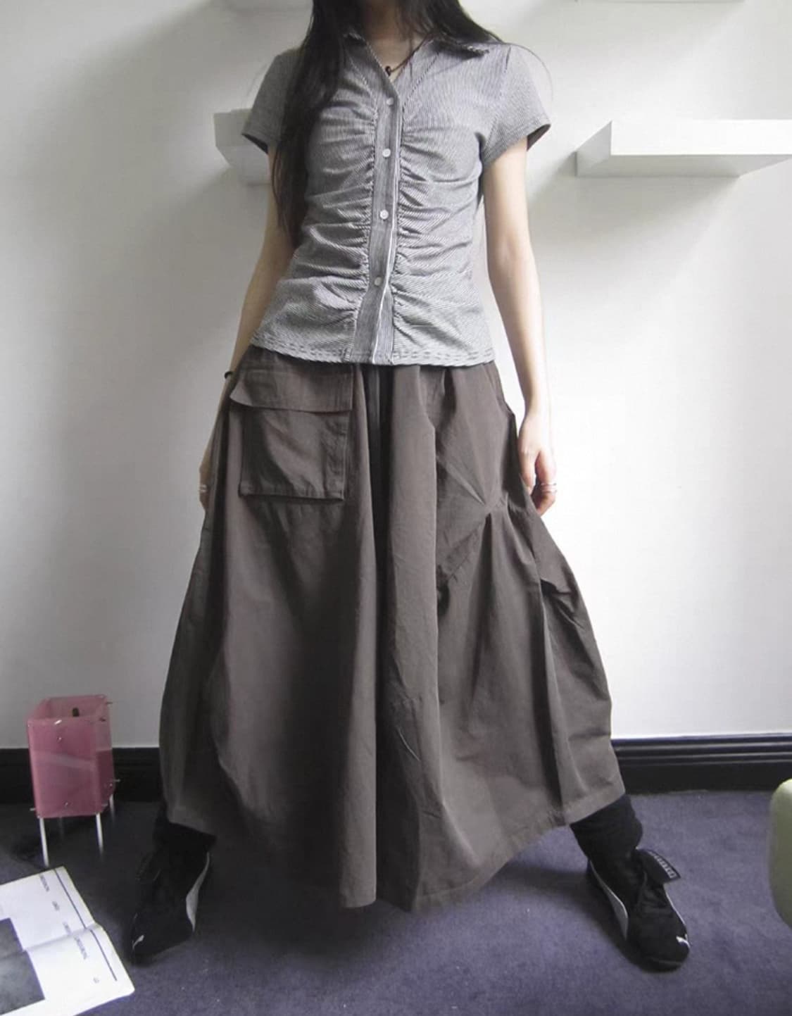 ang project 앙프로젝트 빈티지 치마바지 상품이미지5