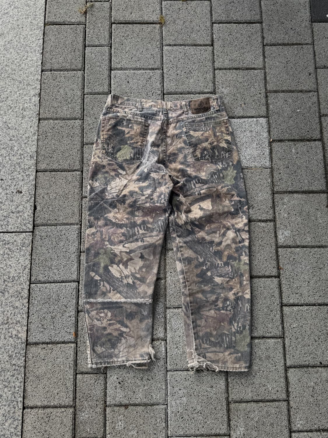 36x30 Wrangler 리얼트리 카모 더블니 팬츠 상품이미지2