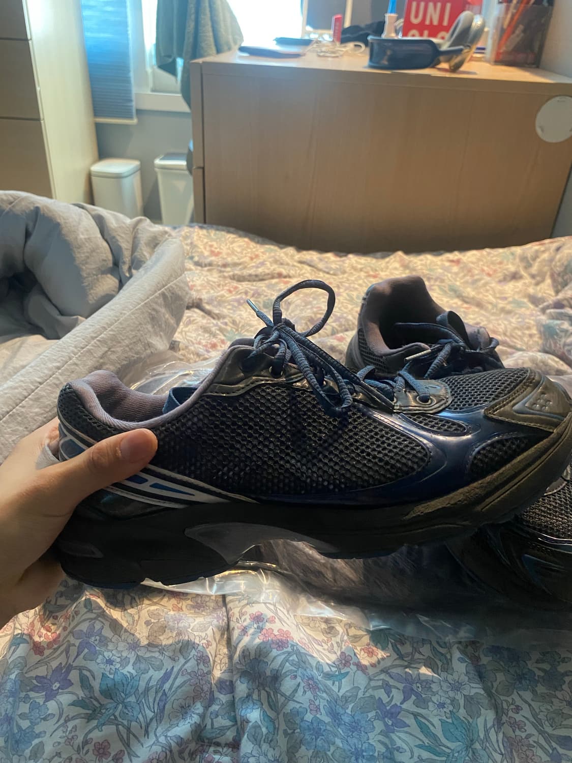 아식스 UB4-S 젤 1130 그라파이트 그레이 275 급처 상품이미지4