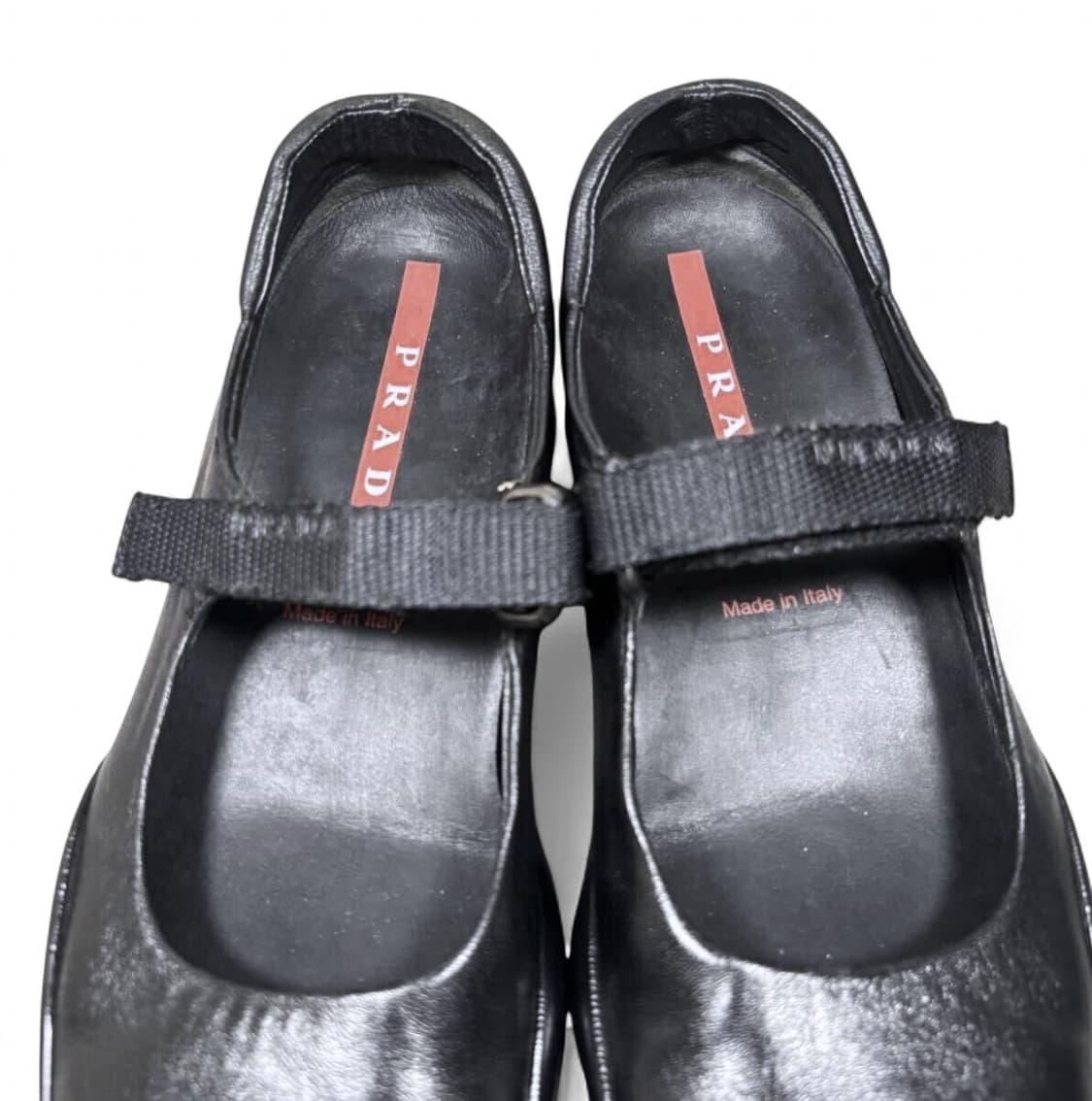 프라다 스포츠 카프스킨 메리제인 플랫슈즈 스니커즈 상품이미지3