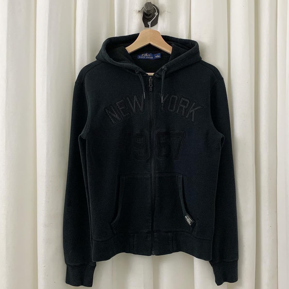 폴로 랄프로렌 블랙 뉴욕 1967 후드집업 상품이미지1