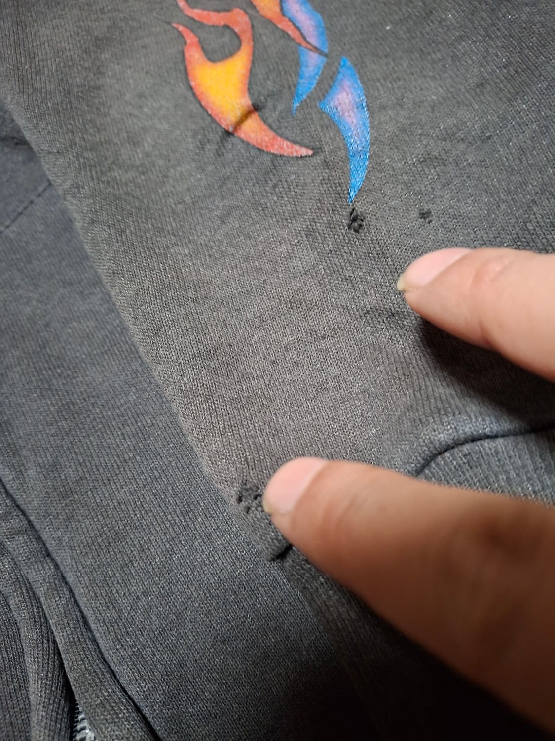 00s 마우이 할리데이비슨 플레임 후드집업 상품이미지10