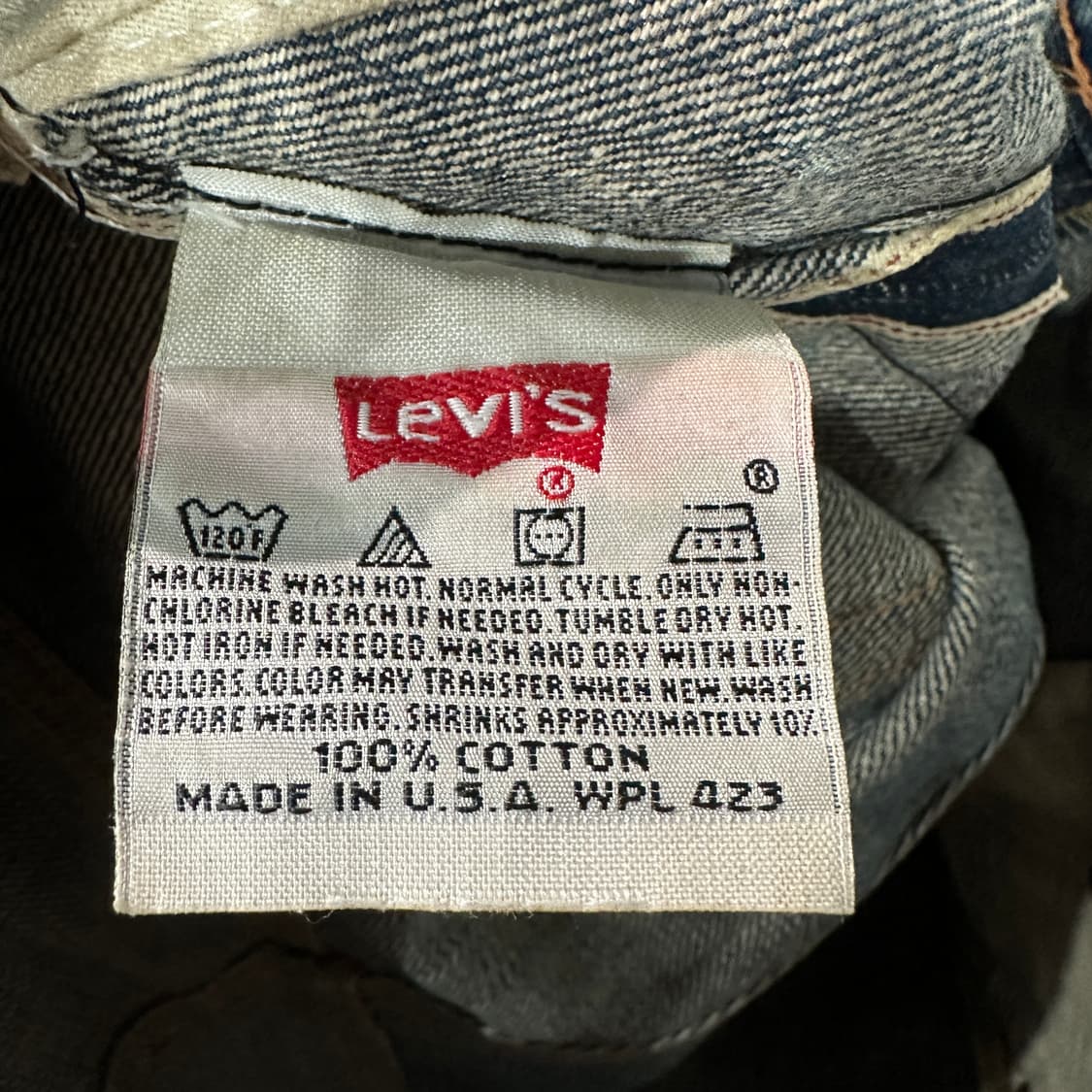 리바이스 USA 501XX 빅E 데님 청바지 38 상품이미지8