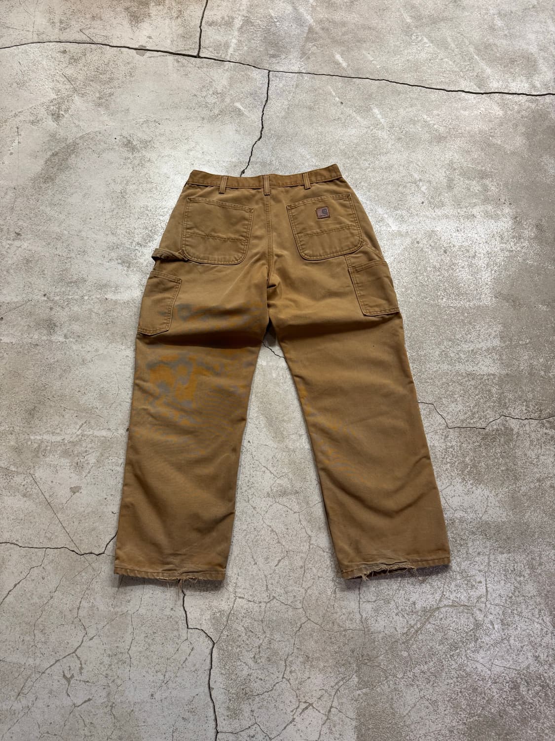 칼하트 B11 BRN 싱글니 덩가리핏 워크팬츠 상품이미지4