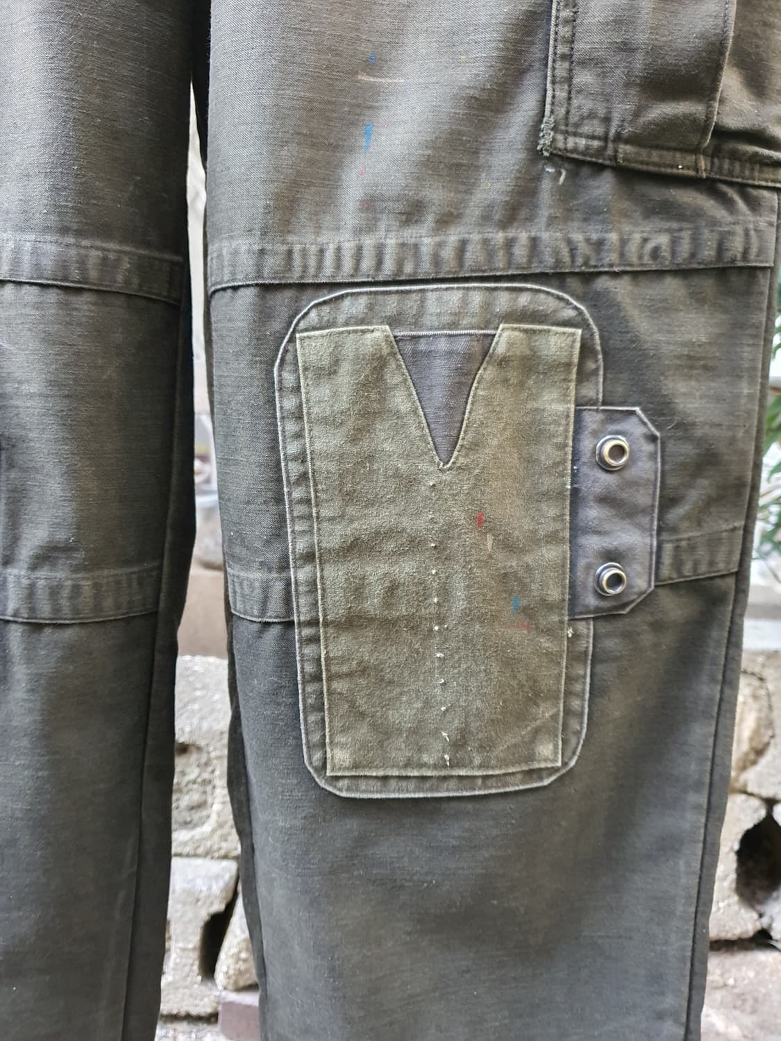 m65팬츠 빈티지 커스텀[업그레이드 버전/ 하드워싱/ 사이드지퍼] 상품이미지7