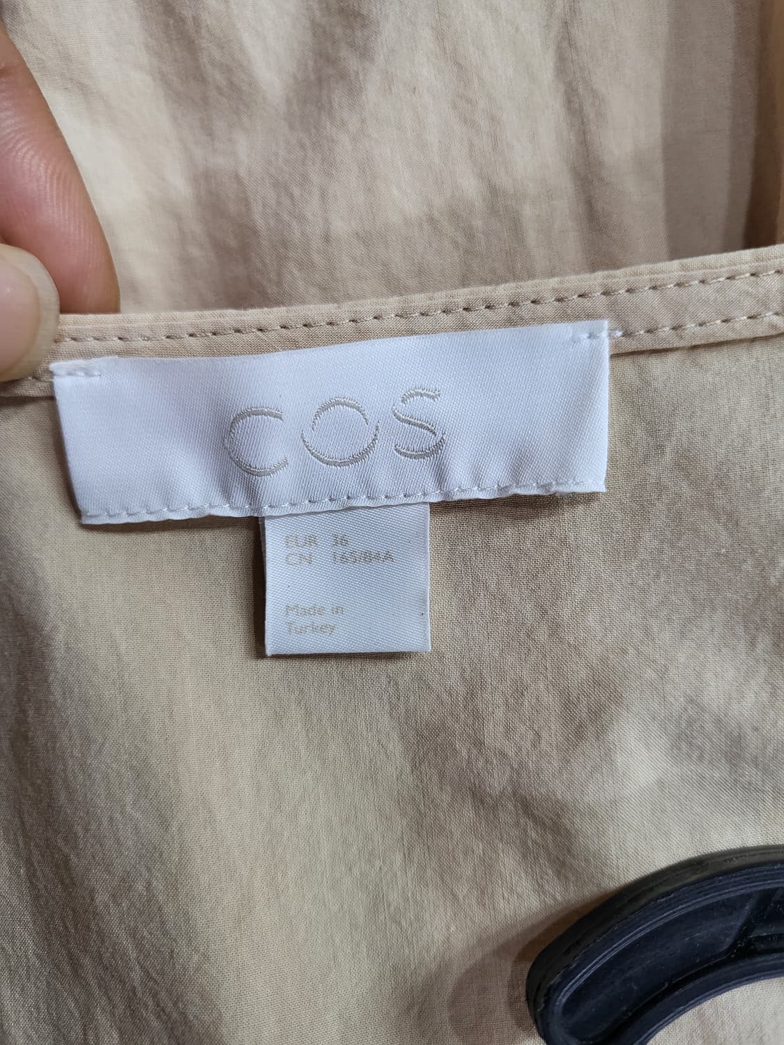 코스 코튼면 브이넥 롱원피스 상품이미지8