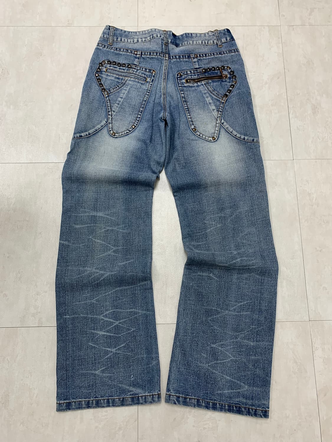 Andrew velasco 큐빅 데님 팬츠 #113 상품이미지6