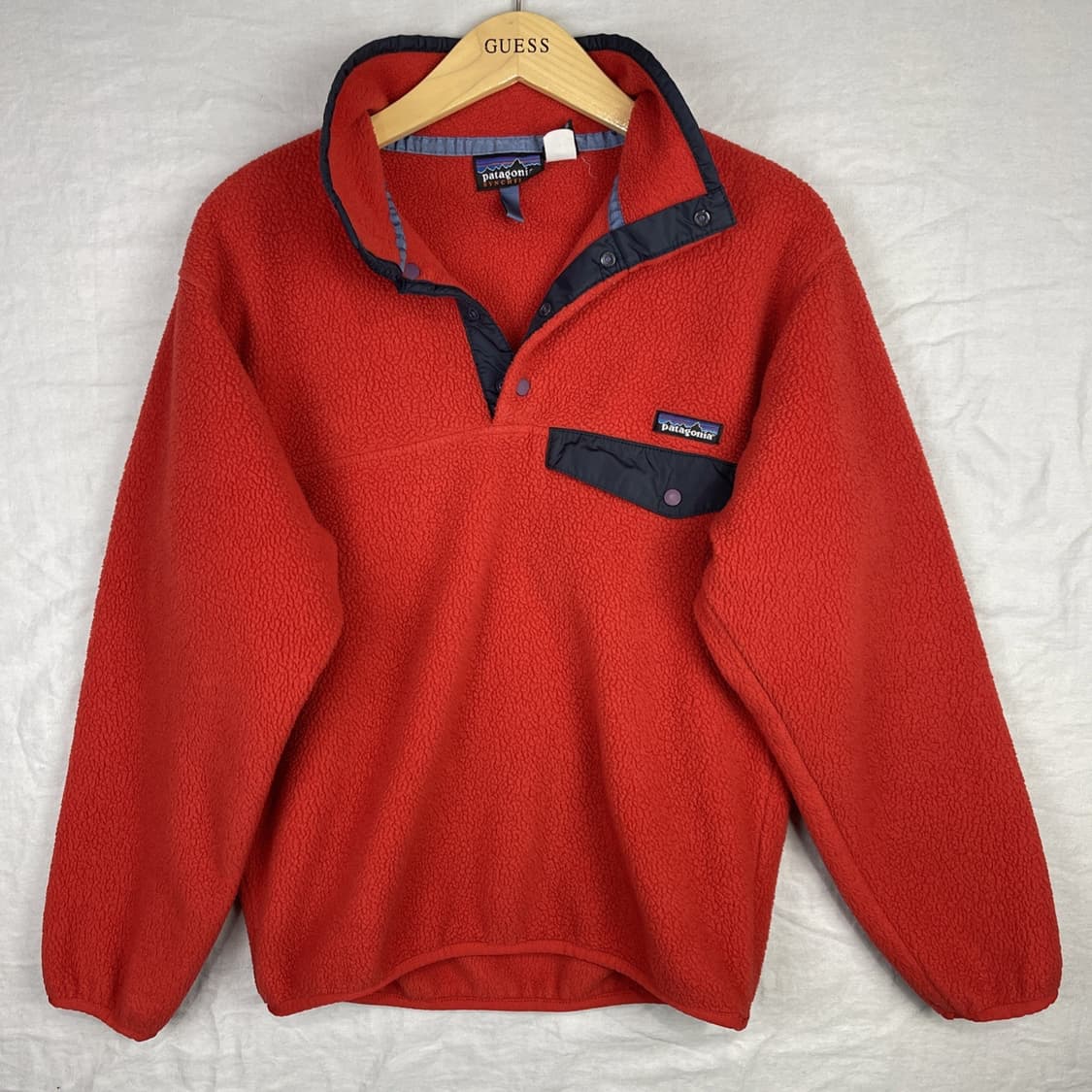 00s 파타고니아 신칠라 스냅-T 레드/블랙 USA 상품이미지1